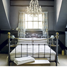 feminine, blue and white bedrooms