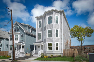 Example of a minimalist home design design in Boston
