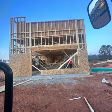 Comercial - Taco bell Framing Construction.