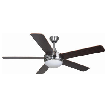 Riverchase 52" Ceiling Fan with Satin Nickel