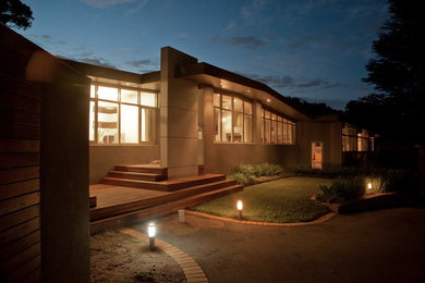 This is an example of a modern exterior in Canberra - Queanbeyan.