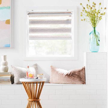Living Room Nook with Decorative Shade Collection