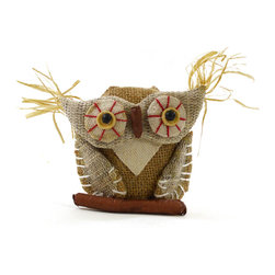 Shea's Wildflower - Oakley the Small Owl, 3.5" - Holiday Accents And Figurines