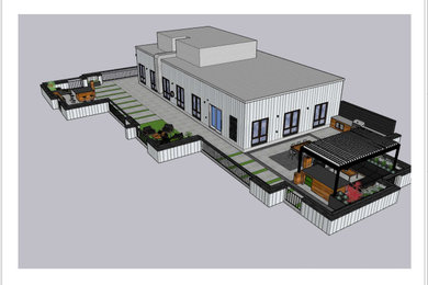 Design Work- Rooftop Terrace in Mississauga