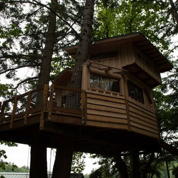 Treehouse Guys, Orcas Island, Doe Bay Treehouse staging