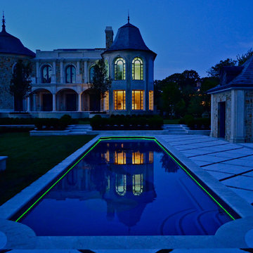 Outdoor Pool & Landscape Lighting By NJ Landscape Architecture Office