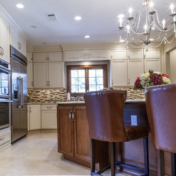 Elegant Ivory Retreat | Warm Neutrals & Textured Mosaic Accents