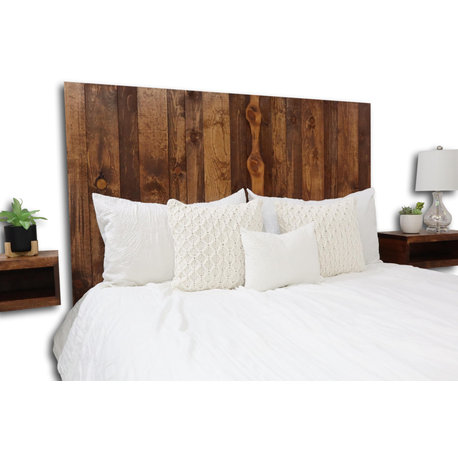 Handcrafted Headboard, Hanger Style, Foxy Brown, California King