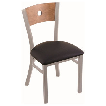 Holland Bar Stool, 630 Voltaire 18 Chair, Anodized Nickel Finish