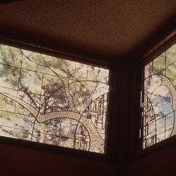 corner window - Mixed Media Art