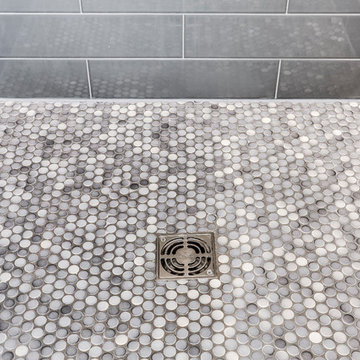 Transitional Small Bathroom Design Alexandria, VA