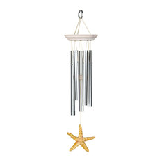 50 Most Por Beach Style Wind Chimes For 2018 Houzz Woodstock Chimes Seas Sea Star Wind