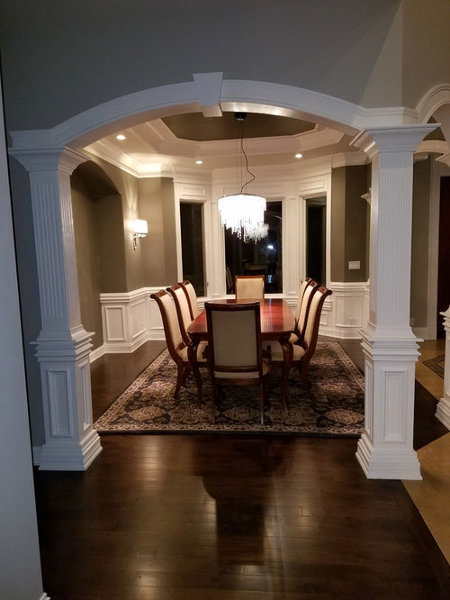 Dining Room Arched Window Treatments Dining Room Arched Window Treatments