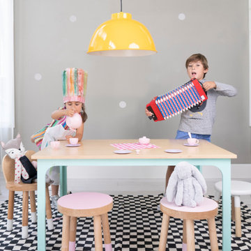 Craft Kids Table + Poco+ Lola + Peewee chairs