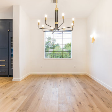 ATX Custom Contemporary-Wire Brushed Rome White Oak
