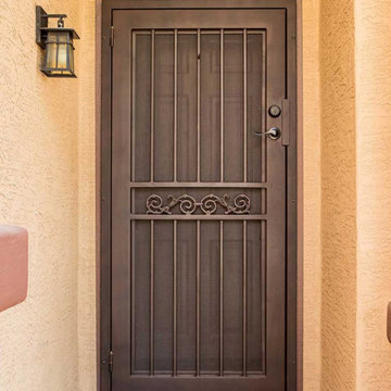 Bird of Paradise Iron Security Door