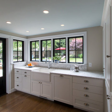 Winchester, MA Painted Shaker Kitchen