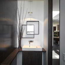modern powder room