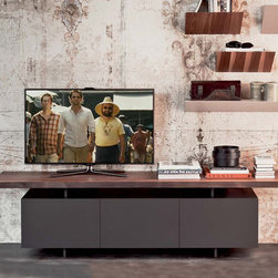 Seneca TV Stand 3-Door by Cattelan Italia - $2,075.00 - Entertainment Centers And Tv Stands