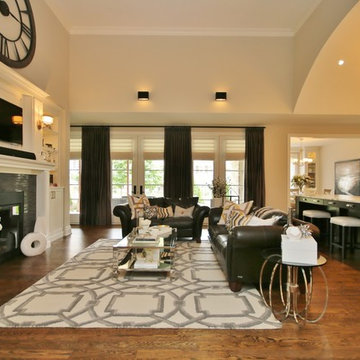 Open Concept Kitchen and Family Room
