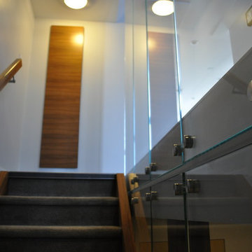Walnut Cantilevered and Glass