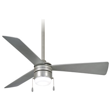 Minka Group Vital LED 44" Ceiling Fan, Brilliant Silver