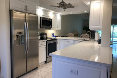 Kitchen - contemporary kitchen idea in Miami