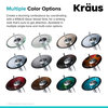 Kraus KGW-1700-PU-10-FR Waterfall 1 Hole Vessel Bathroom Faucet - - Chrome