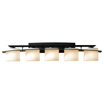 Hubbardton Forge 207525-1015 Arc Ellipse 5 Light Sconce in Natural Iron