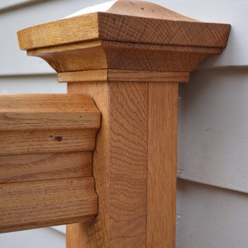 Deck rail and privacy screens