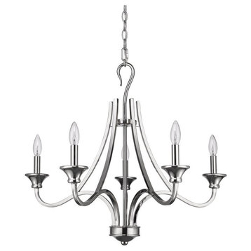 Acclaim Michelle 5-Light Chandelier IN11255PN - Polished Nickel