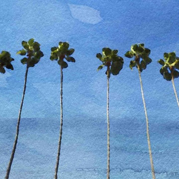 Succulents and Tropical Canvas Art by Irena Orlov