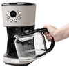 Dorset Modern 12-Cup Programmable Coffee Maker with Strength Control, Putty