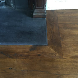 Reclaimed oak floorboards finished in antique hardwax oil - Hardwood Flooring
