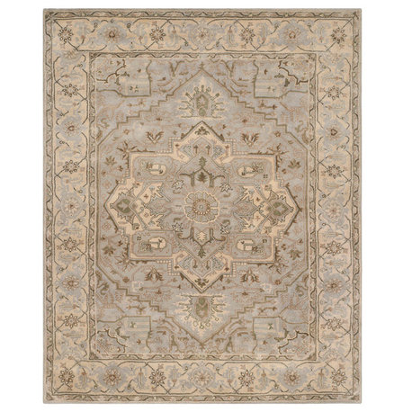 Safavieh Heritage Hg866A Beige, Gray Area Rug