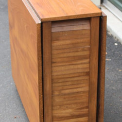 Vintage Teak Foldable Table and 4 Folding Chairs - Products