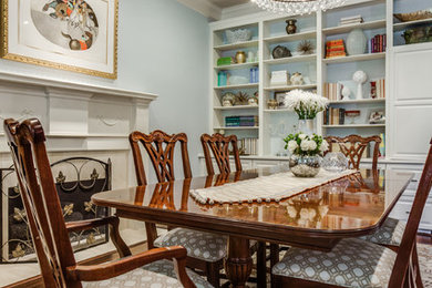 Photo of a traditional dining room in Dallas.