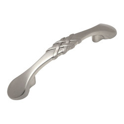 Cosmas - Cabinet Pull, Satin Nickel, Set of 25 - Cabinet And Drawer Handle Pulls