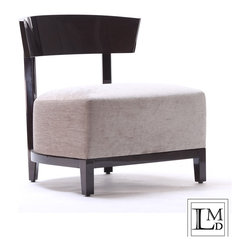 Lou Lou Chair - Grey Chenille - Armchairs And Accent Chairs