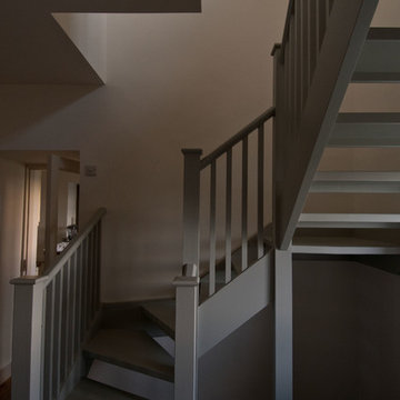 Painted timber stairs