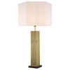 Brass Black Marble Table Lamp | Eichholtz Viggo