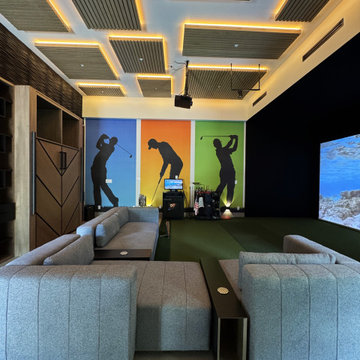 Brenham Trackman Clubhouse. "The real mancave"