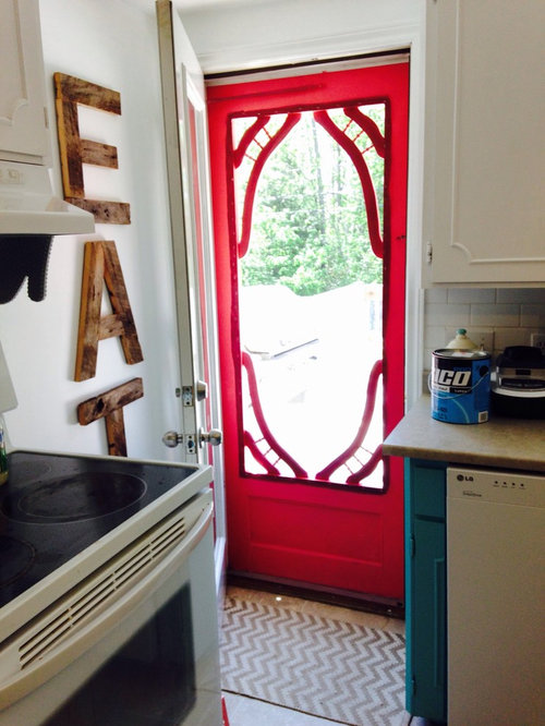 I painted my screen door coral.. Do I need to ad more coral touches?