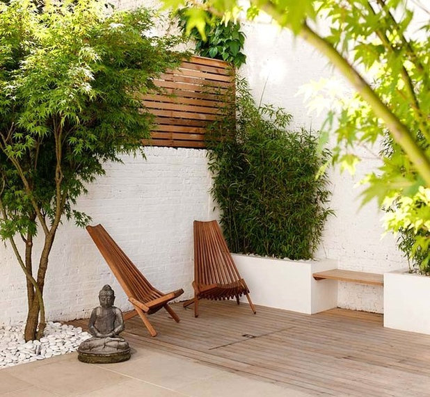 Contemporary Patio by Laara Copley-Smith Garden & Landscape Design