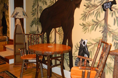 Home design - rustic home design idea in Atlanta