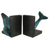 Pair of Beach Style Resin Dolphin L-Shaped Bookends
