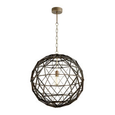 Cyan Design 10271 1 Light 23"W LED Globe Chandelier - Noir