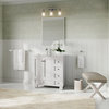 Angie Bathroom Vanity, White, 30", Single Sink, Freestanding