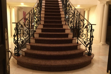 Inspiration for a timeless staircase remodel in Bridgeport
