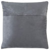 18 in. Palm Cowhide Pillow in White